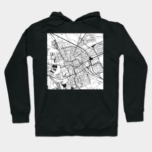 Groningen Map City Map Poster Black and White, USA Gift Printable, Modern Map Decor for Office Home Living Room, Map Art, Map Gifts Hoodie